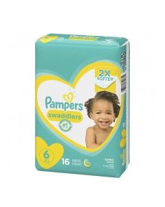 PAMPERS SWADDLERS #6 16s