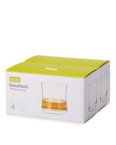 TRUE BOURBON GLASSES 4x10oz