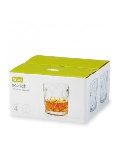 TRUE SCOTCH TUMBLER GLASS 4x11oz