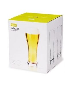 TRUE WHEAT BEER GLASSES 4x23oz