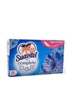 SUAVITEL DRYER SHEETS FIELD FLOWERS 36s