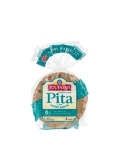 TOUFAYAN PITA GARLIC 12oz