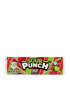 SOUR PUNCH CANDY SANTA STRAWS 3.7oz