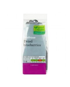 WAITROSE DRIED BLUEBERRIES 150g