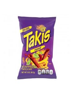 TAKIS TORTILLA CHIPS FUEGO 2oz