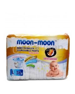 MOON-MOON BABY DIAPERS PULL-UP L 36s