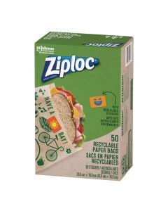 ZIPLOC RECYCLABLE PAPER BAGS 50s