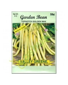 VALLEY GREENE SEEDS GARDEN BEAN GOLD 6g