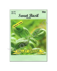 VALLEY GREENE SEEDS SWEET BASIL 350mg