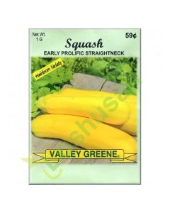 VALLEY GREENE SEEDS SQUASH STRGHTNECK 1g