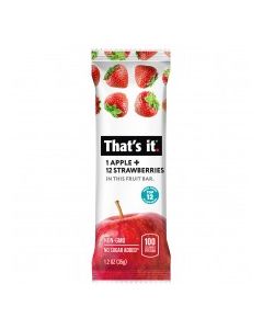 THATS FRUIT BAR APPLE STRAWBERRY 1.2oz