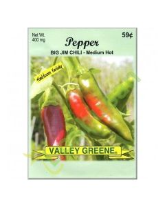 VALLEY GREENE SEEDS PEPPER BIG JIM 400mg