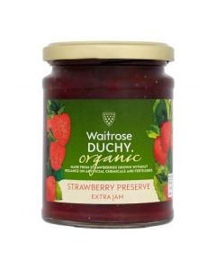 WAITROSE PRESERVE STRAWBERRY ORG 340g