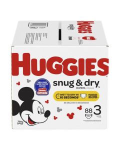 HUGGIES SNUG & DRY DIAPERS #3 88s