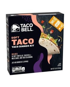 TACO BELL SOFT TACO DINNER KIT 14.6oz