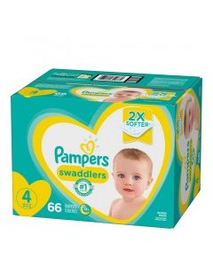 PAMPERS SWADDLERS SUPER #4 66s