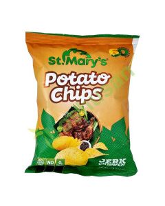 ST MARYS POTATO CHIPS JERK CHICKEN 60g