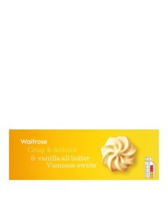 WAITROSE VIENNESE SWIRL VANILLA 125g