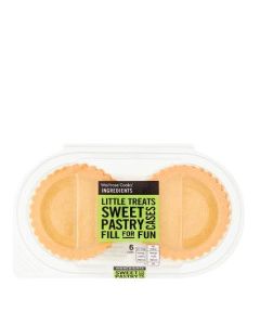 WAITROSE PASTRY CASES SWEET 156g