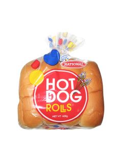 NATIONAL ROLLS HOT DOG 8ct 400g