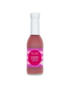 WAITROSE COULIS RASPBERRY VANILLA 250ml