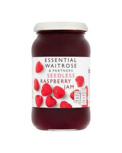 WAITROSE JAM RASPBERRY 454g