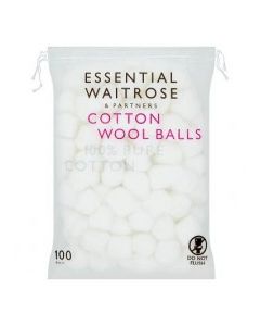 WAITROSE COTTON BALLS 100% 100s