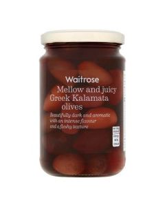 WAITROSE OLIVES GREEK KALAMATA 300g