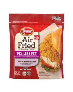 TYSON CHICKEN FILLETS AIR FRIED 20oz