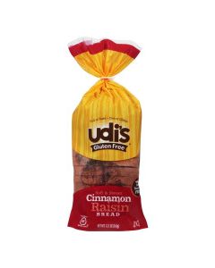 UDIS BREAD CINNAMON RAISIN 12.1oz