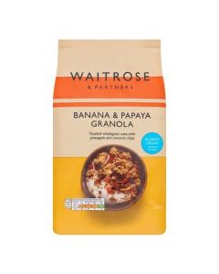 WAITROSE GRANOLA BANANA PAPAYA 1kg