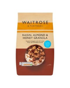 WAITROSE GRANOLA ALMOND HONEY 1kg