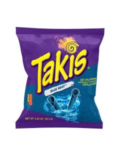 TAKIS TORTILLA CHIPS BLUE HEAT 3.25oz