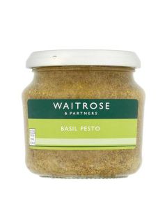 WAITROSE BASIL PESTO 190g