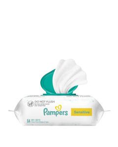 PAMPERS WIPES SENSITIVE 84s