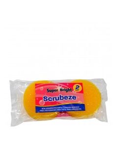 SUPER BRIGHT SCRUBEZE SCRUBBER 2pk