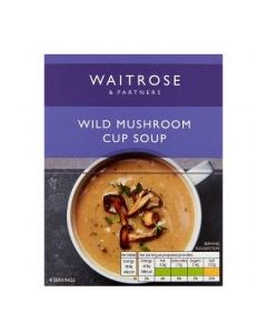 WAITROSE WILD MUSHROOM SOUP 4x24g