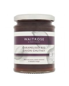 WAITROSE CHUTNEY RED ONION 350g