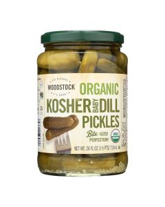 WOODSTK PICKLE KOSHER DILL 24oz