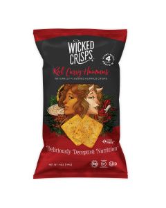 WICKED CRISPS RED CURRY HUMMUS 4oz