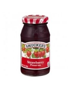 SMUCKERS PRESERVES STRAWBERRY 340g