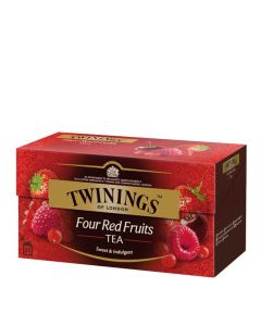 TWININGS TEA FOUR RED FRUITS 25s