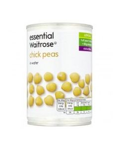 WAITROSE CHICK PEAS WATER 400g