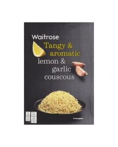 WAITROSE COUSCOUS LEMON GARLIC 110g