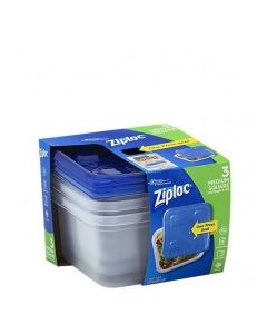 ZIPLOC CONT MED SQR 3s