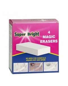 SUPER BRIGHT MAGIC ERASERS 4s