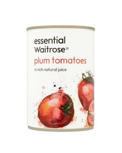 WAITROSE TOMATO PLUM 400g