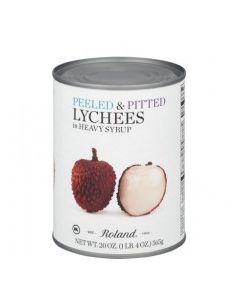 ROLAND LYCHEES IN HEAVY SYRUP 20oz