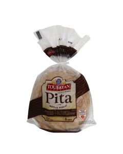 TOUFAYAN PITA WHOLE WHEAT 12oz