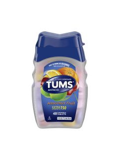 TUMS EXTRA STRENTH ASSORTED FRUIT 48s